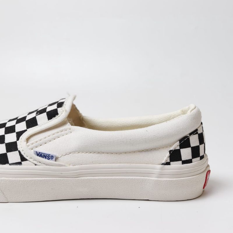 Sepatu Vans CHECKERBOARD OG Black-White / Sepatu Vans Catur Premium BNIB