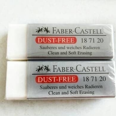 

Penghapus Faber Castell Besar Putih/Eraser Faber/Hapusan Stip Faber