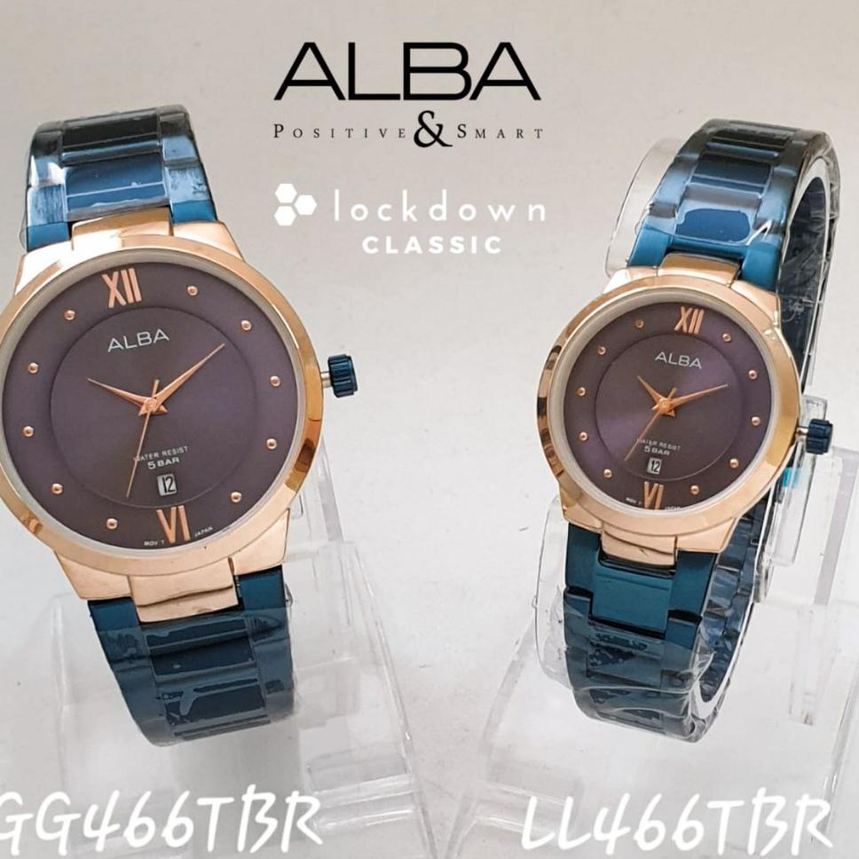 ↜ ALBA COUPLE / Jam ALBA RANTAI / body ALL STAINLESS STEEL BLT29