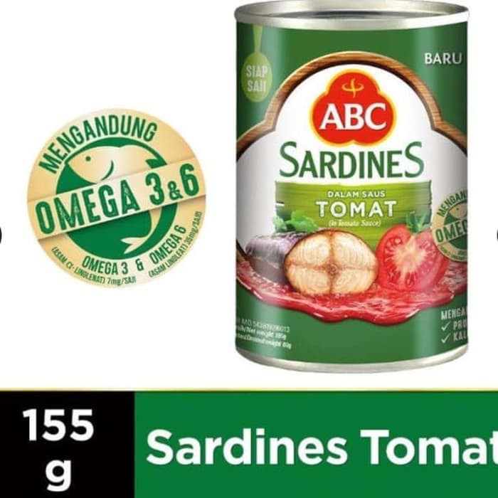 

ABC sardines dalam saus tomat 155g