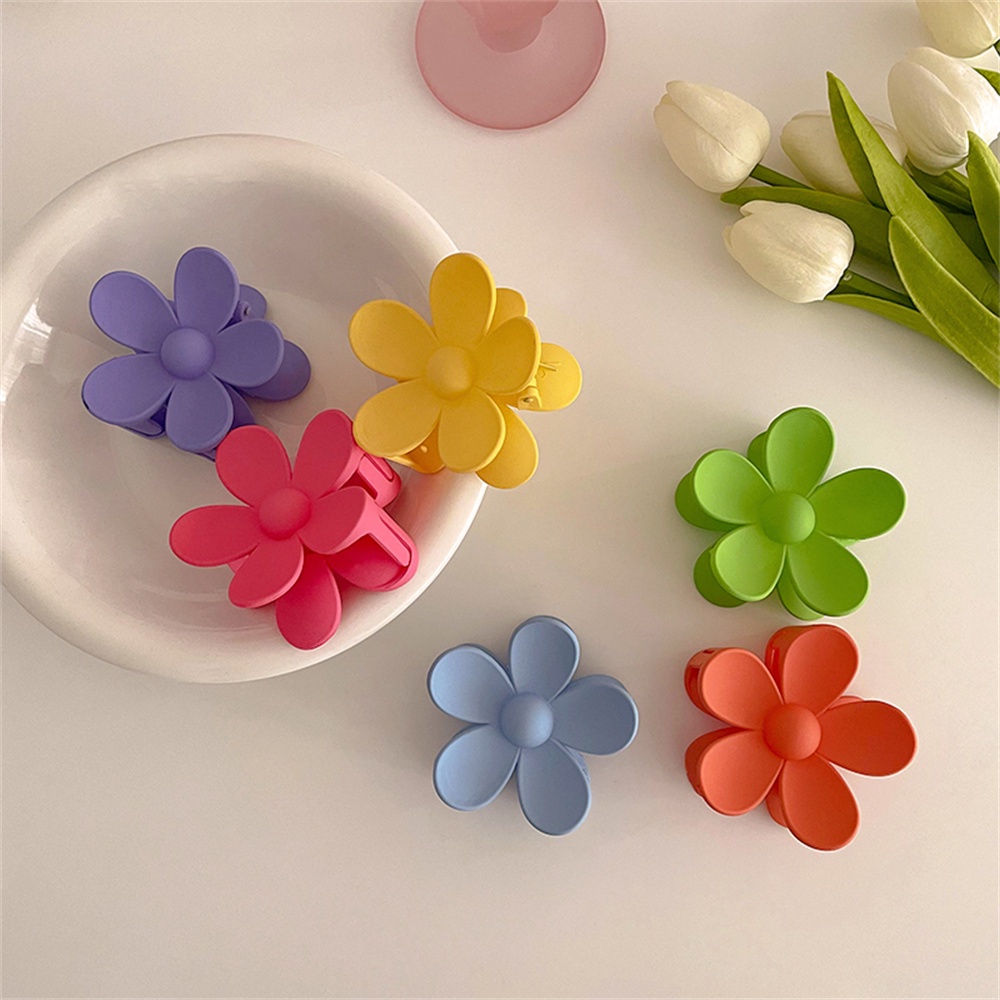 Korean INS Hair Accessories Flower Back Plate Hair Clip Hairpin