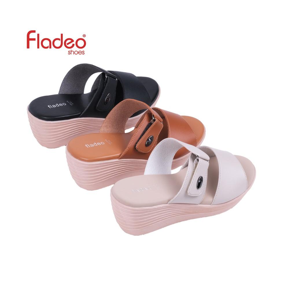 Fladeo D21/LDJ318-2RV/Sandal Wedges Wanita [ Wedges Sandals ] ▫ SLG.4659