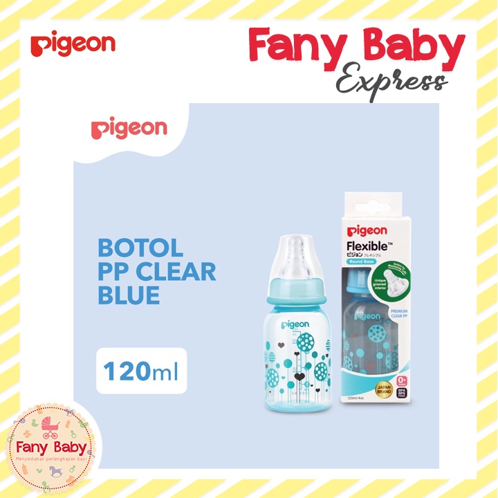 PIGEON BOTTLE PP CLEAR RP 120ML