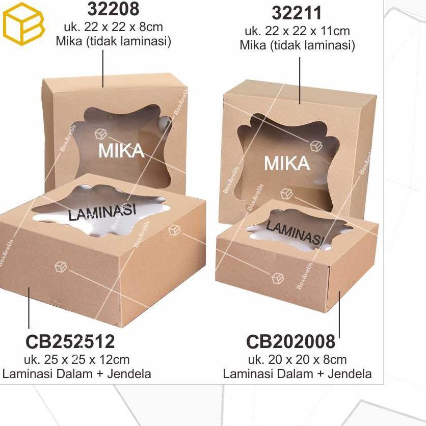 

Kirim LANGSUNG ❀ Dus Kue Cake Box Kotak Packaging Kemasan - CB252512*
