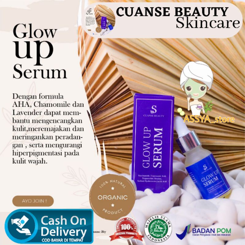 ECER GLOW UP SERUM CUANSE BEAUTY SKINCARE 100% ORIGINAL