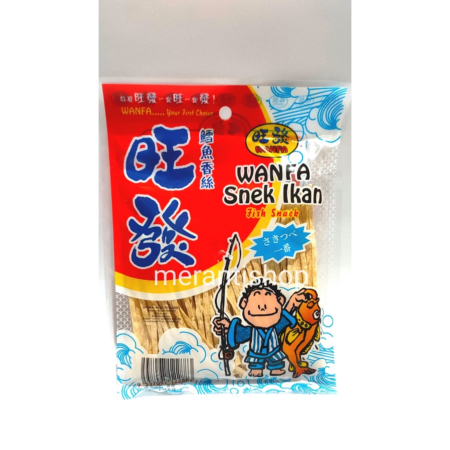 

Wan Fa Snek Ikan 50gram / Stick Ikan / Snack Ikan Dried Fish Fillet Wan Fa / Snack Ikan WanFa m