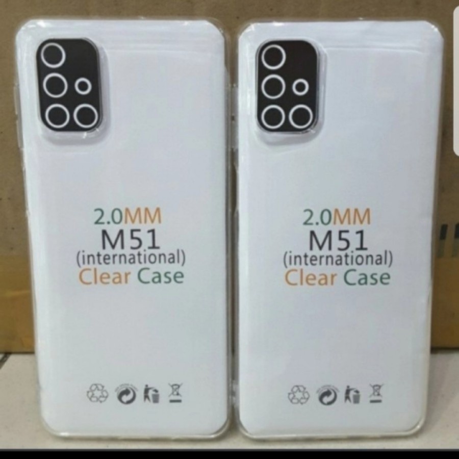 C/C- CASING COVER SARUNG SAMSUNG M51 M62 M12 A12 M22 M23 M31 M21 M30S M33 CASE SOFTCASE HD BENING TPU CLEAR TRANSPARAN SILIKON CASING COVER FULL CLEAR