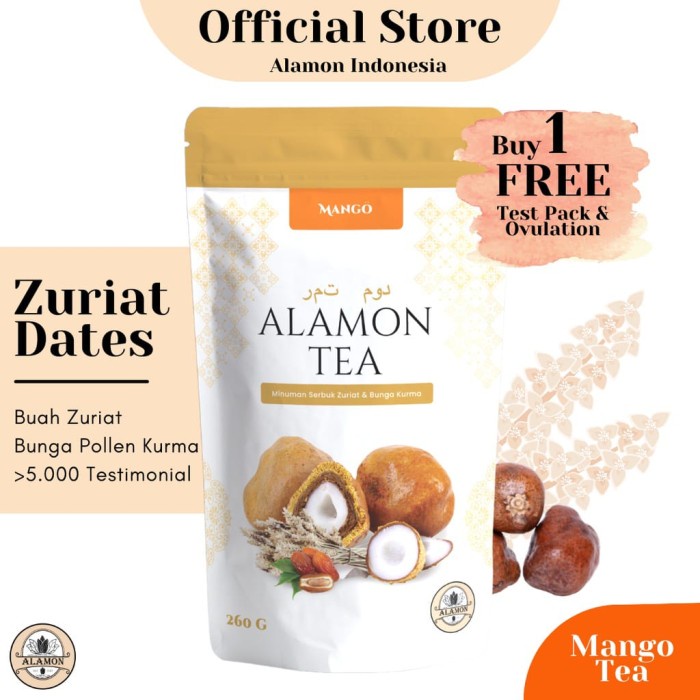 

PROMIL. Buah Zuriat Bubuk + Sari Bunga Kurma. Halal/ 270 Gr - Mango Tea (BERKUALITAS)