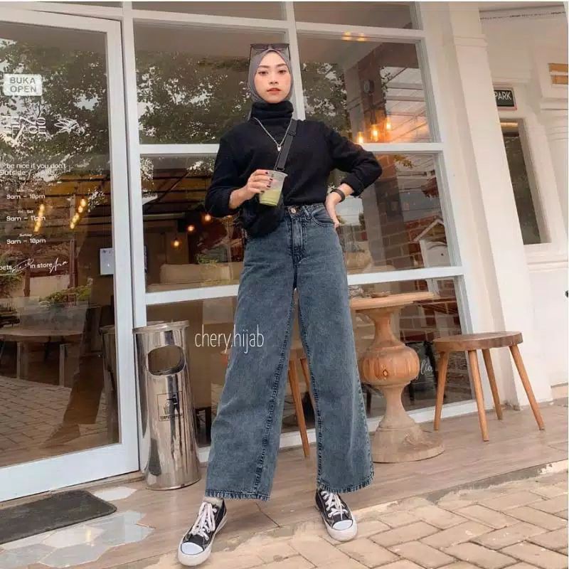 MISS HOTTY Boyfriend kulot jeans