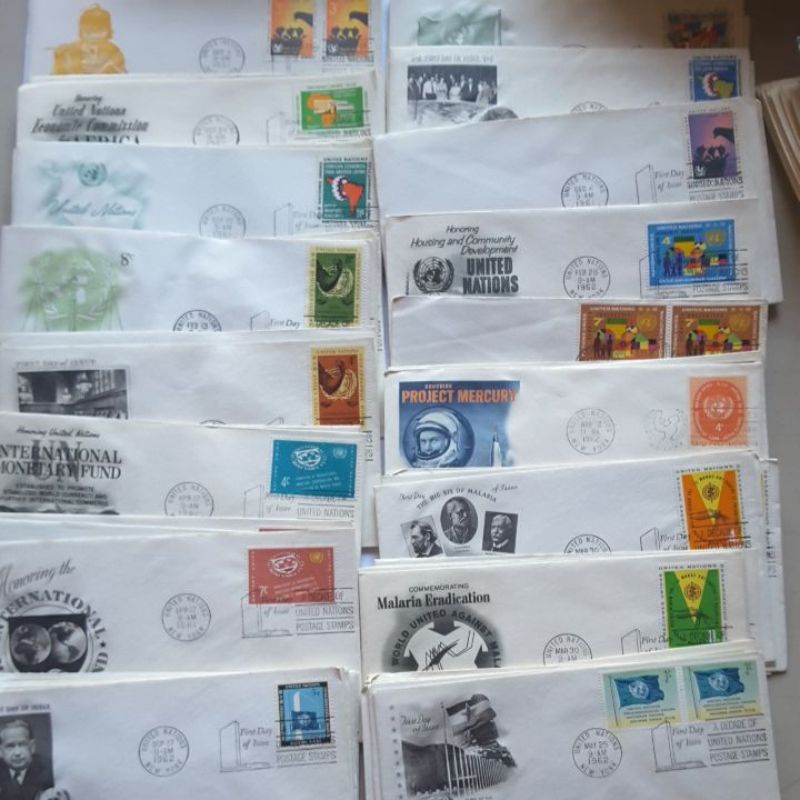 

Perangko prangko FDC First Day Cover United Nation New York 1 sampul