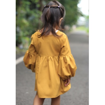 SHORT DRESS RAYANA - Blus Tunik Baju Atasan Tunik Anak Bayi lengan Panjang Bolak Balik-1