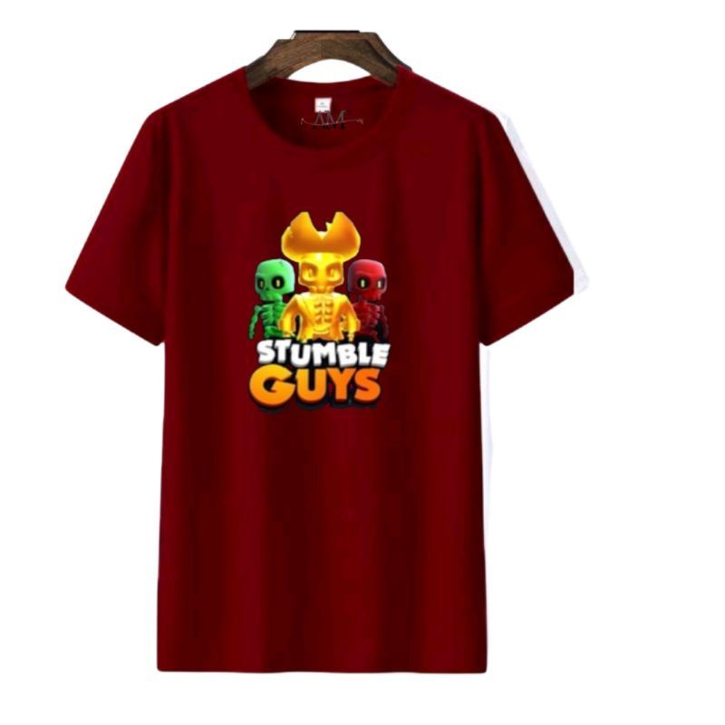 Baju Kaos Atasan Stumble guys Goldheart Untuk Anak-Remaja Cowok/Cewek