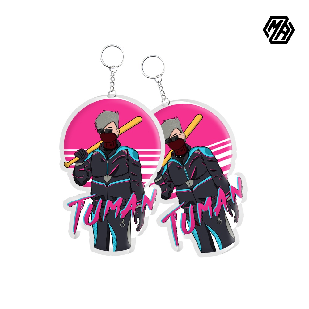 GANTUNGAN KUNCI FREE FIRE | MILLIART X RIZALMUK | Gantungan Kunci TUMAN