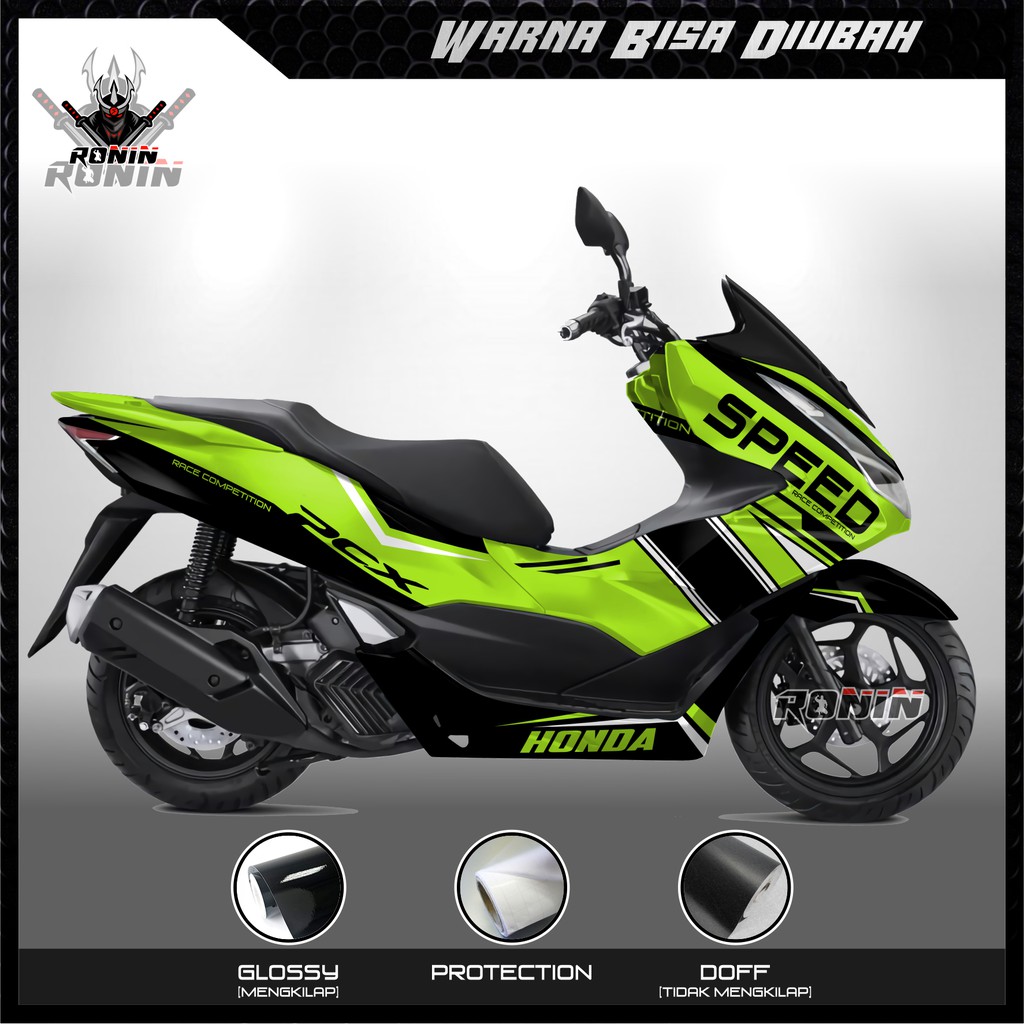 Sticker decal FULL BODY All New PCX 160 Motif Speed Stabilo
