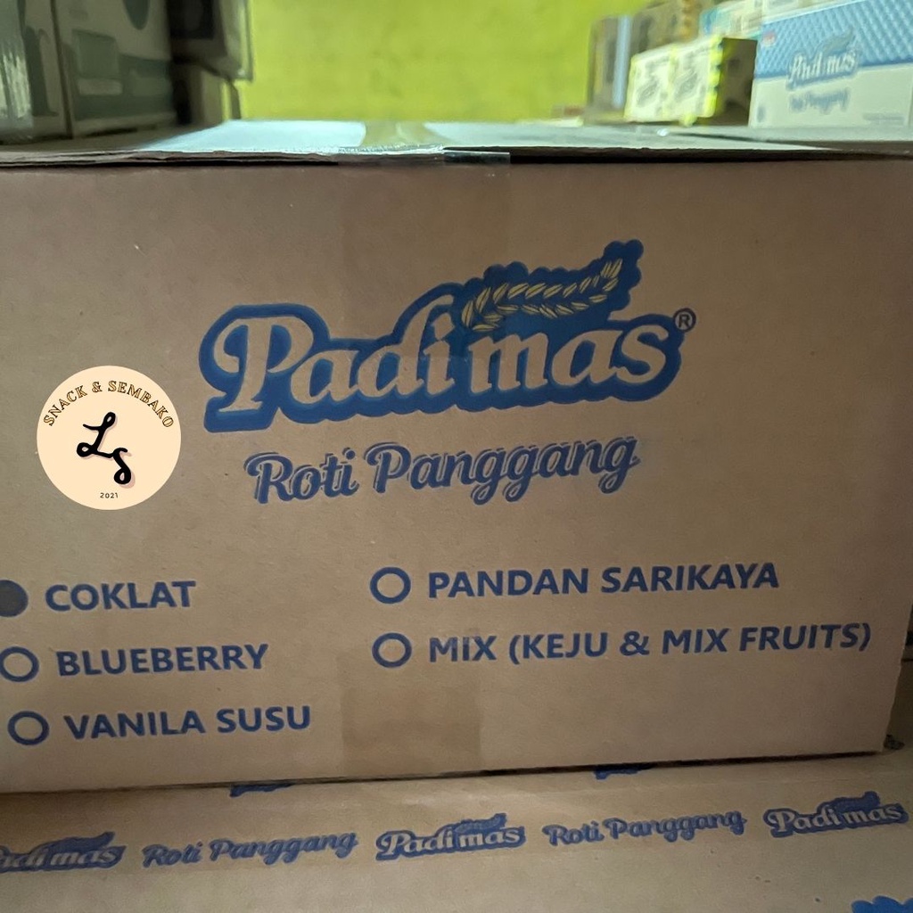 Roti Panggang Padimas Rasa Coklat/Blueberry/Vanilla/Pandan/Mix Fruits/Keju-4
