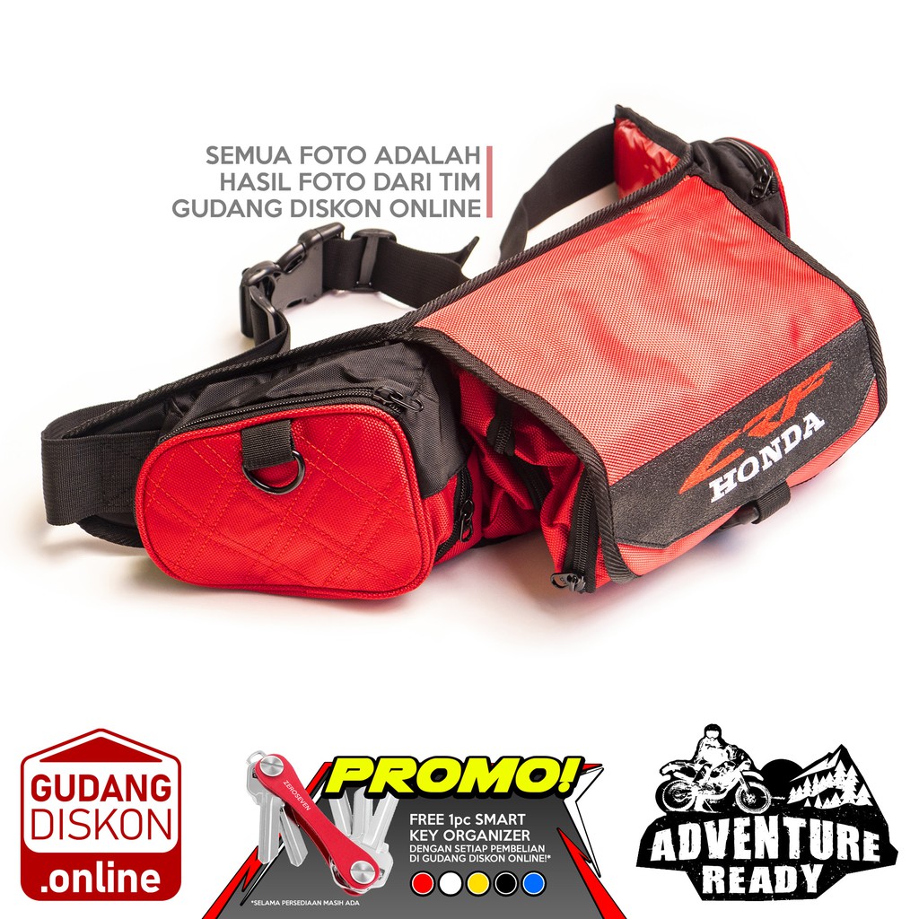 Adventure Waist Bag / Tas Pinggang HONDA CRF EDC Premium Import