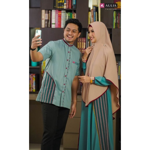 KOKO AULIA FASHION ORIGINAL DAN TERBARU SHANZAA JUNGLE GREEN