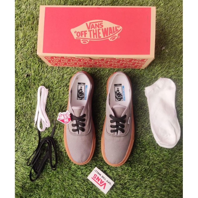 SEPATU PRIA VANSS AUTENTIC GRAY GUM WAFLE DT BNIB MADE IN CHINA PREMIUM IMPORT SEPATU WANITA SEPATU SNEAKERS