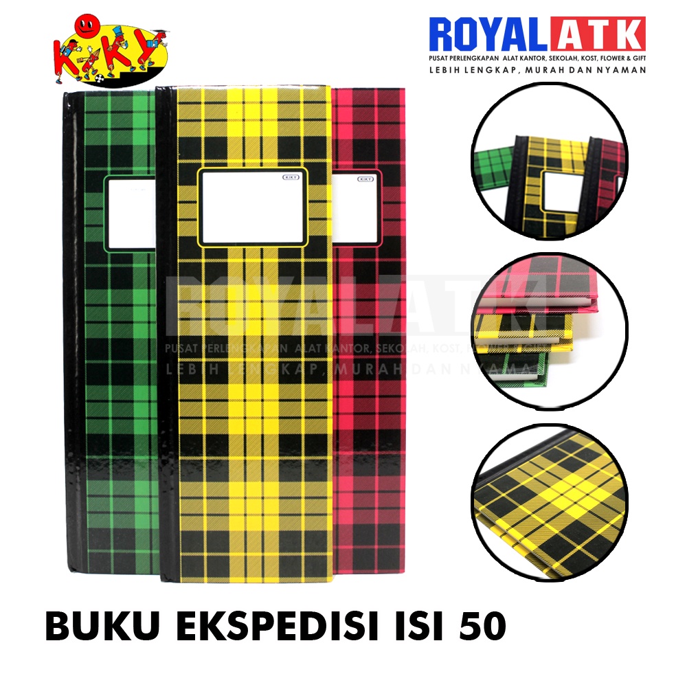 

Buku Ekspedisi Hardcover 100 lembar Kiky Buku Expedisi isi 100lembar