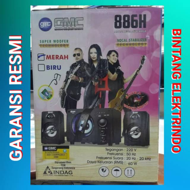 SPEAKER GMC 886H Bluetooth