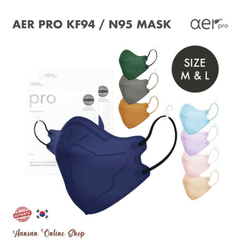 AER PRO MASK PROFESSIONAL FILTRATION DISPOSABLE 4 PLY MASK