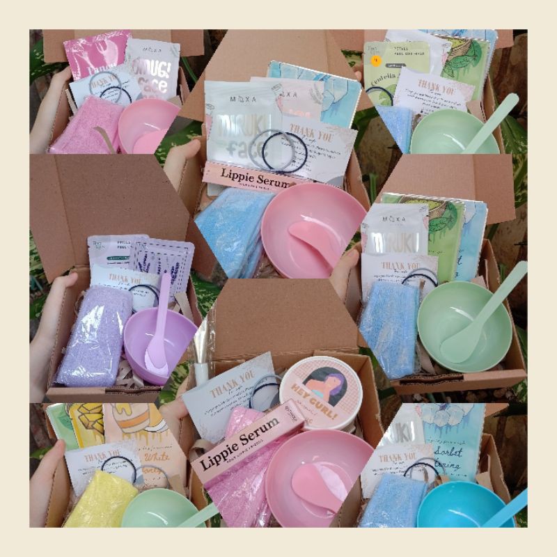 

HADIAH/HAMPERS/GIFT BOX SKINCARE BY CAREBOUTFACE (BISA REQUEST)