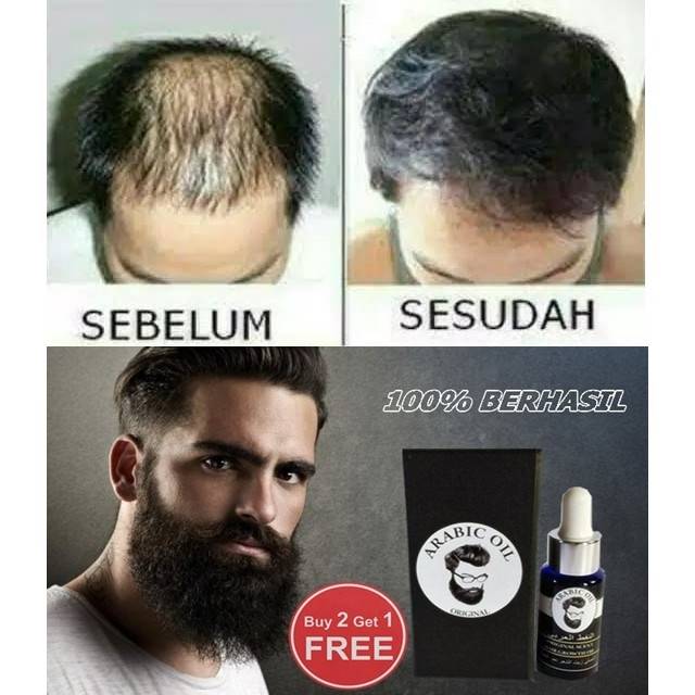Arabic oil - Serum Penumbuh Rambut, Alis, Jenggot, Jambang, Bulu Dada