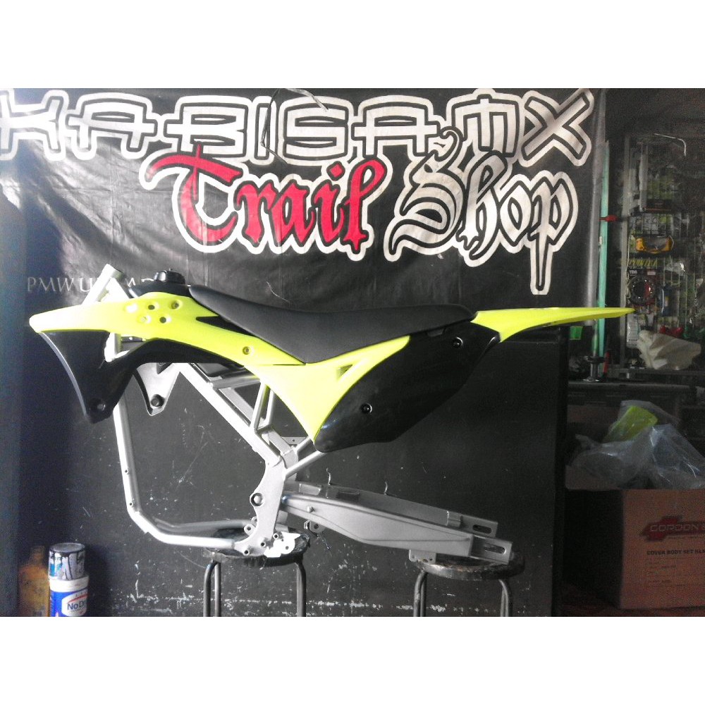 rangka trail set body klx gordons termasuk arm unitrak