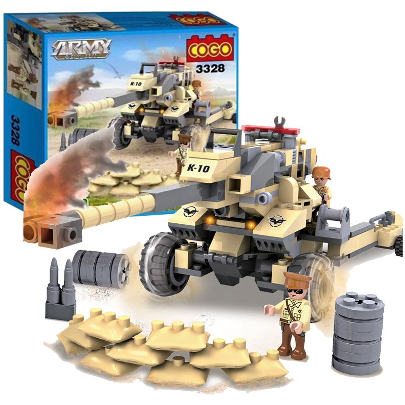 Lego Cogo Army Militer Action 236pcs Seri 3328 Cog-0107