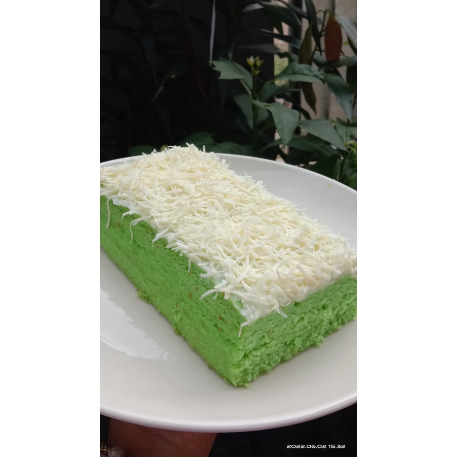 

Bolu Susu Pandan L (30 x 10 cm)/Enak/Bolu Kukus/Bolu Pandan/Bolu Susu/Camilan Kue Basah/Jajanan Enak