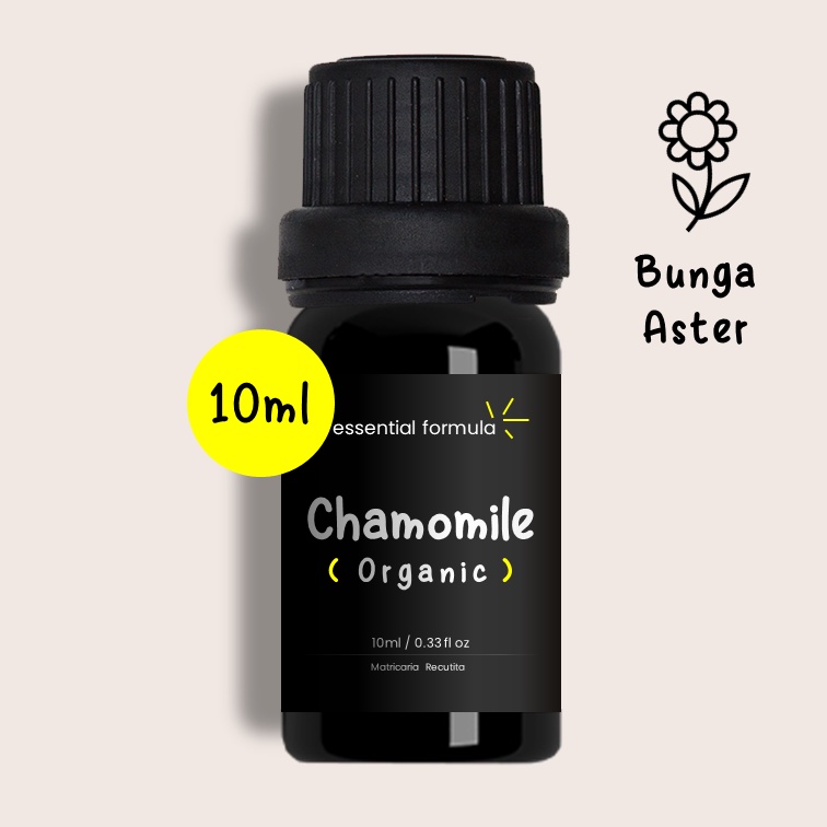 10ml Organic Chamomile Essential Oil Bunga Aster Murni 100%