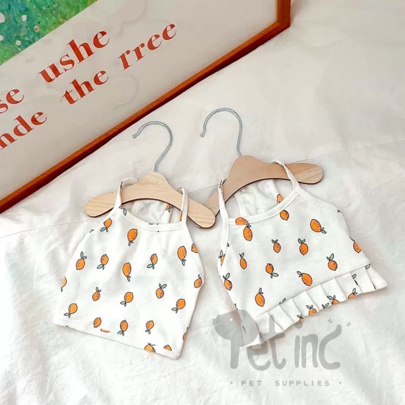 Kumquat orange couple set