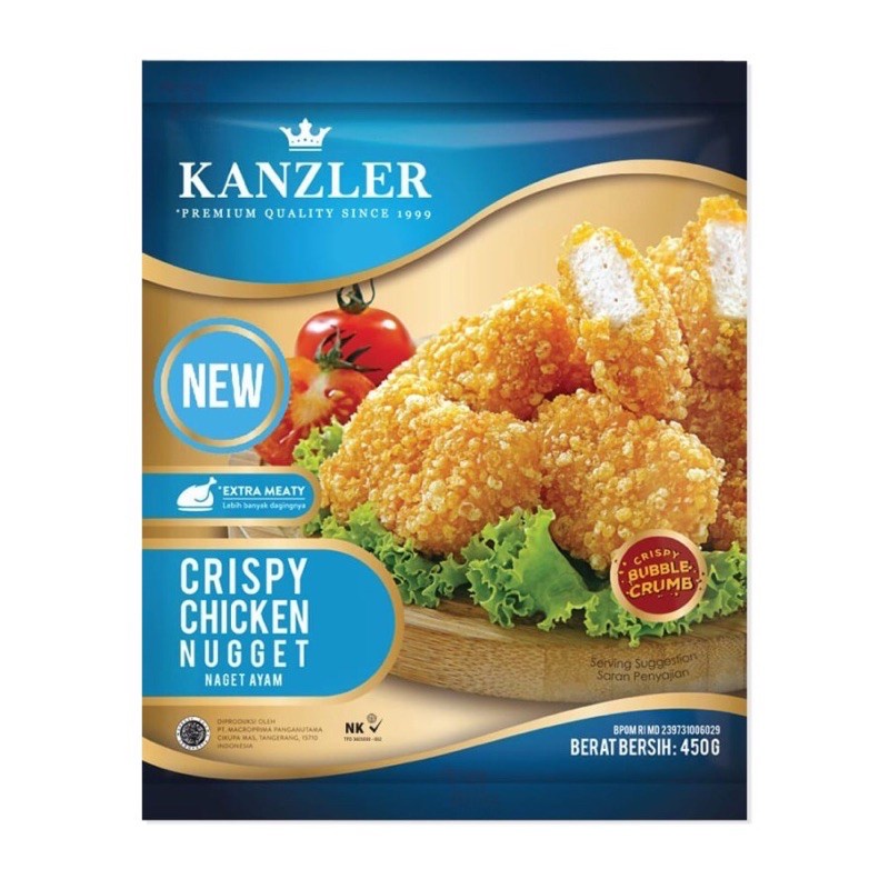 

KANZLER CRISPY CHICKEN NUGGET 450GR