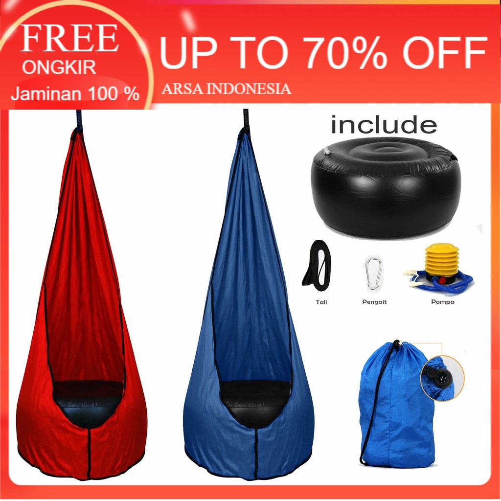 ayunan Hammock set MTG Free Bantal+Pompa+carabinner Deskripsi Termurah Ayunan Hammock DY001 Matougui