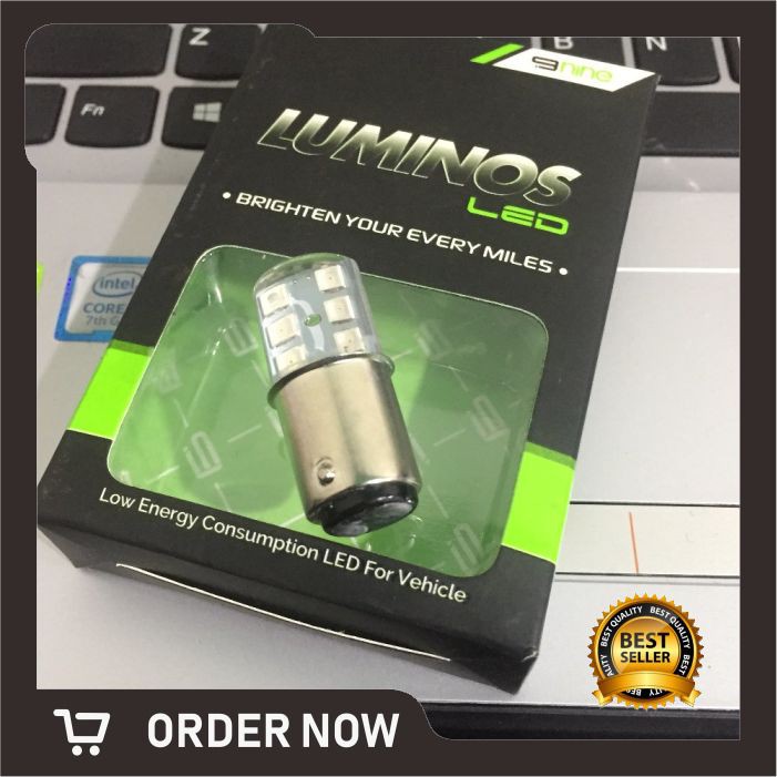 Bohlam Rem Led Stop Luminos Led 12Mata Kedip Bayonet Kaki 2