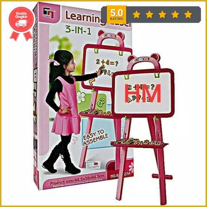 

Papan Tulis Anak/Learning Easel 3In1 - Biru Exclusive
