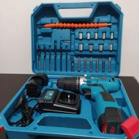 Mailtank SH189 Mesin Bor Baterai 18V Cordless Drill 10mm Bor Murah Dapat 2 Baterai Untuk Bor Dinding