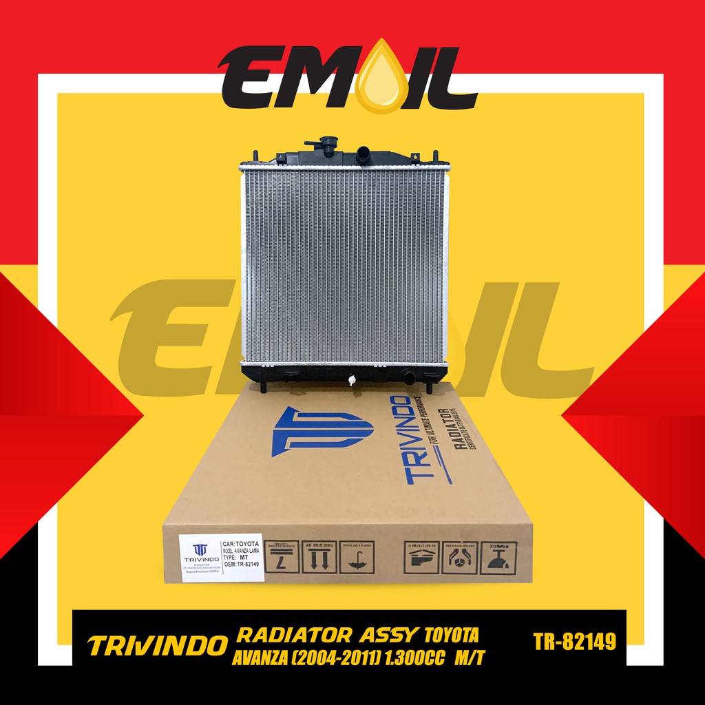 Radiator assy Toyota avanza lama OLD Manual MT TR-82149 Merk Trivindo