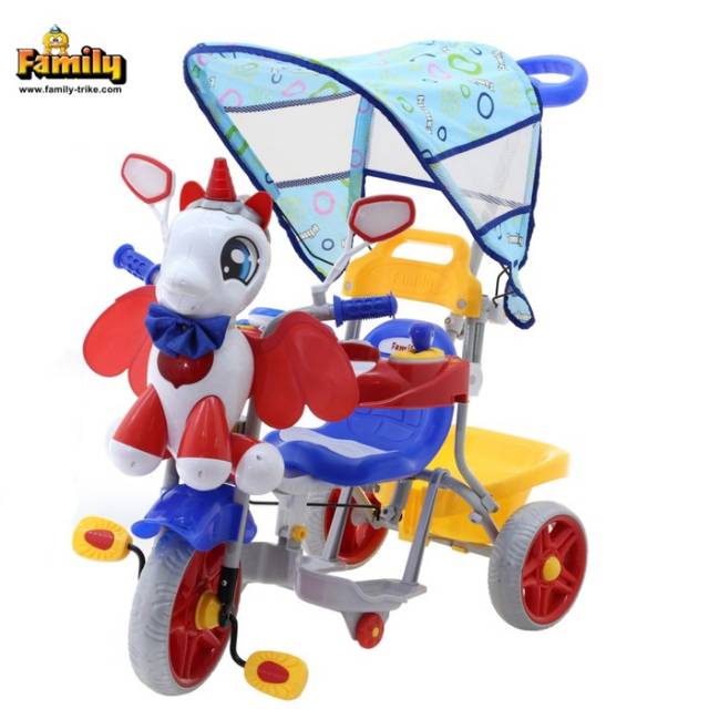 Tricycle Sepeda Tiga Roda Canopy Anak Balita Family 845 GT