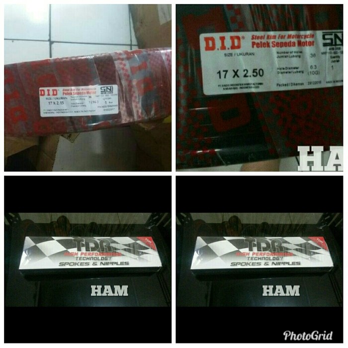 velg 215 dan 250 17 did hitam dan jari tdr 2bj #HAM
