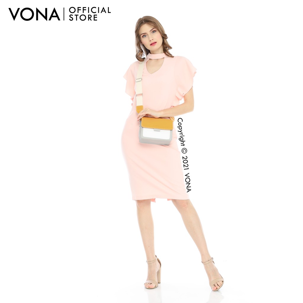 VONA Starla Sling Bag - Tas Selempang Wanita Colorblock Aksen Warna