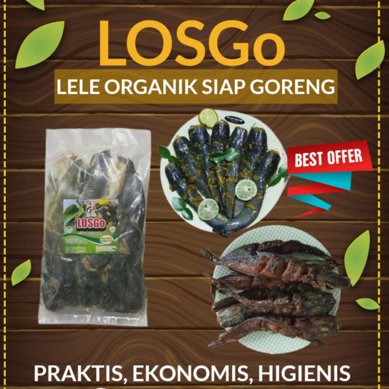

Frozen Food Lele Organik Siap Goreng 800gr