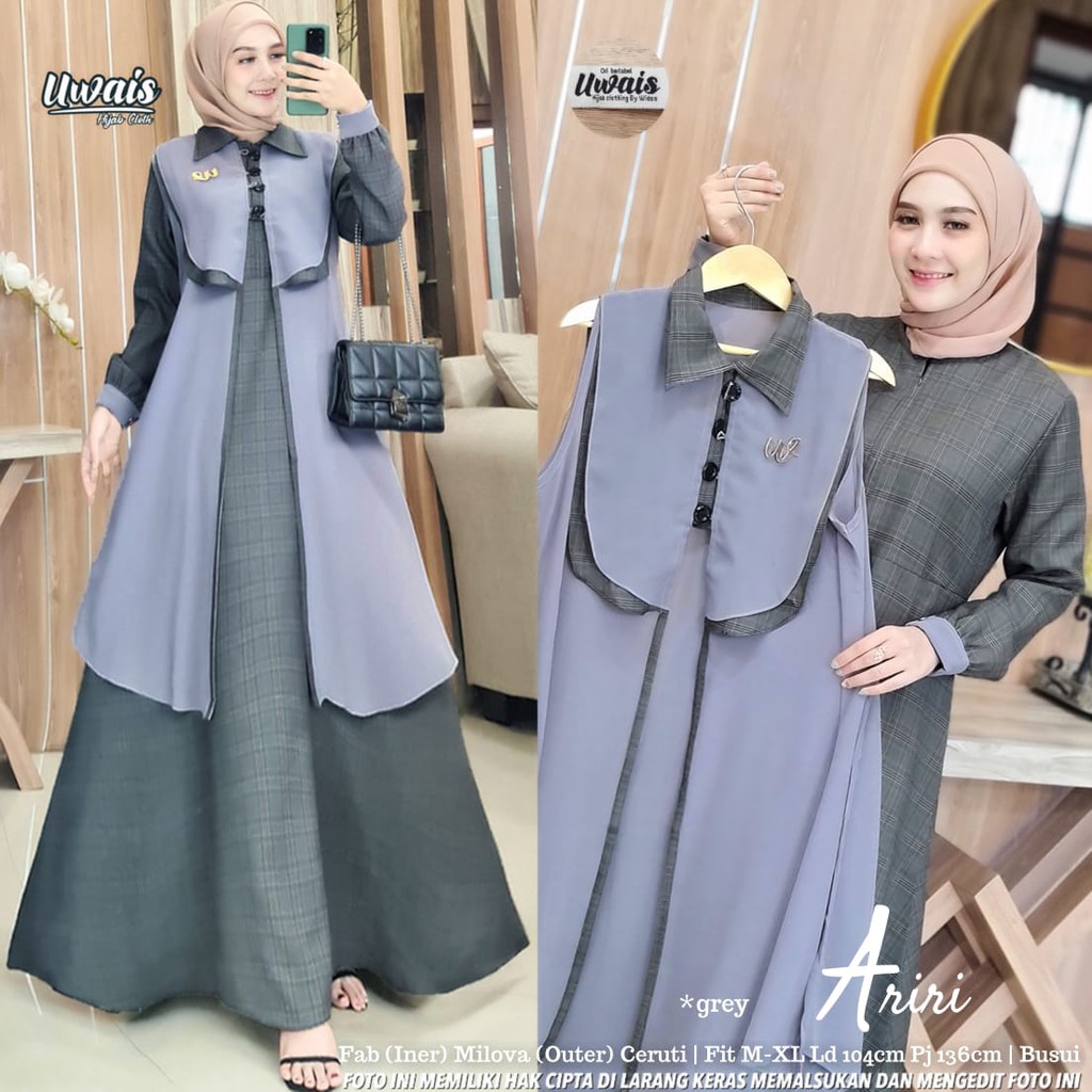 UWAIS GAMIS ORIGINAL | RESTOCK ARIRI DRESS TERMURAH