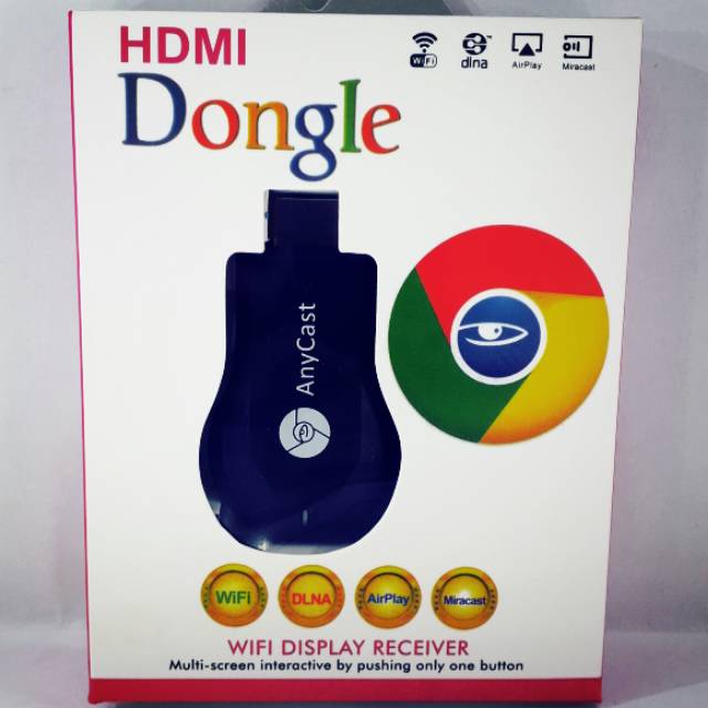 DONGLE HDMI WIFI ANYCAST DARI HP KE TV DISPLAY RECEIVER