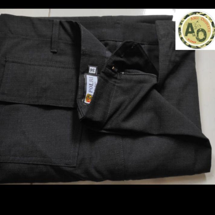 CELANA PDL JATAH POLRI ORIGINAL HITAM BRIMOB