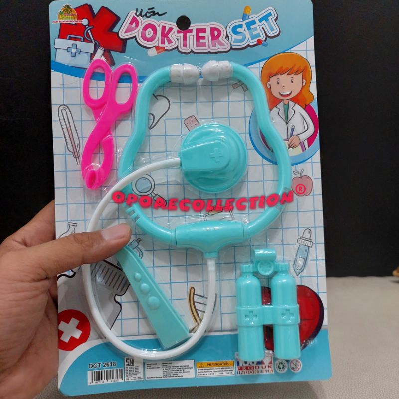 Mainan Edukasi Dokter Set / Mainan Dokter-Dokteran / Medical Toy / Edukasi Anak - Dokter code - U