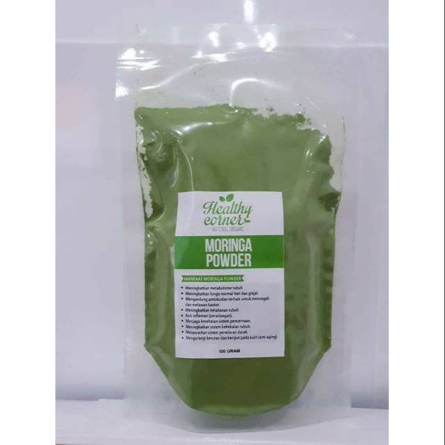 

MORINGA POWDER / BUBUK DAUN KELOR 100 GR