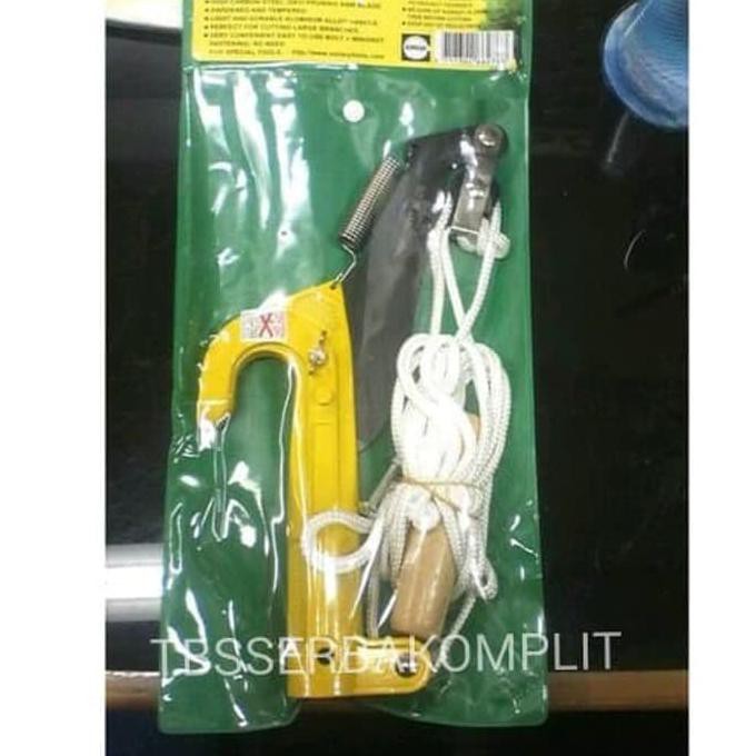 GUNTING TARIK POTONG DAHAN RANTING POHON TREE PRUNNER PISAU PEMOTONG