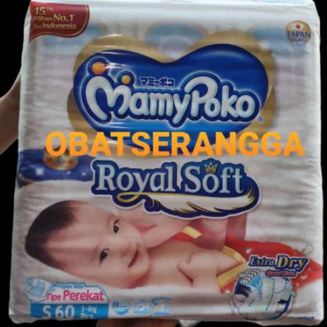 Mamypoko Tape s60 perekat mamy poko royal soft extra dry S