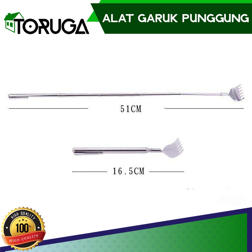 Alat garuk punggung stainless penggaruk garukan back scratch